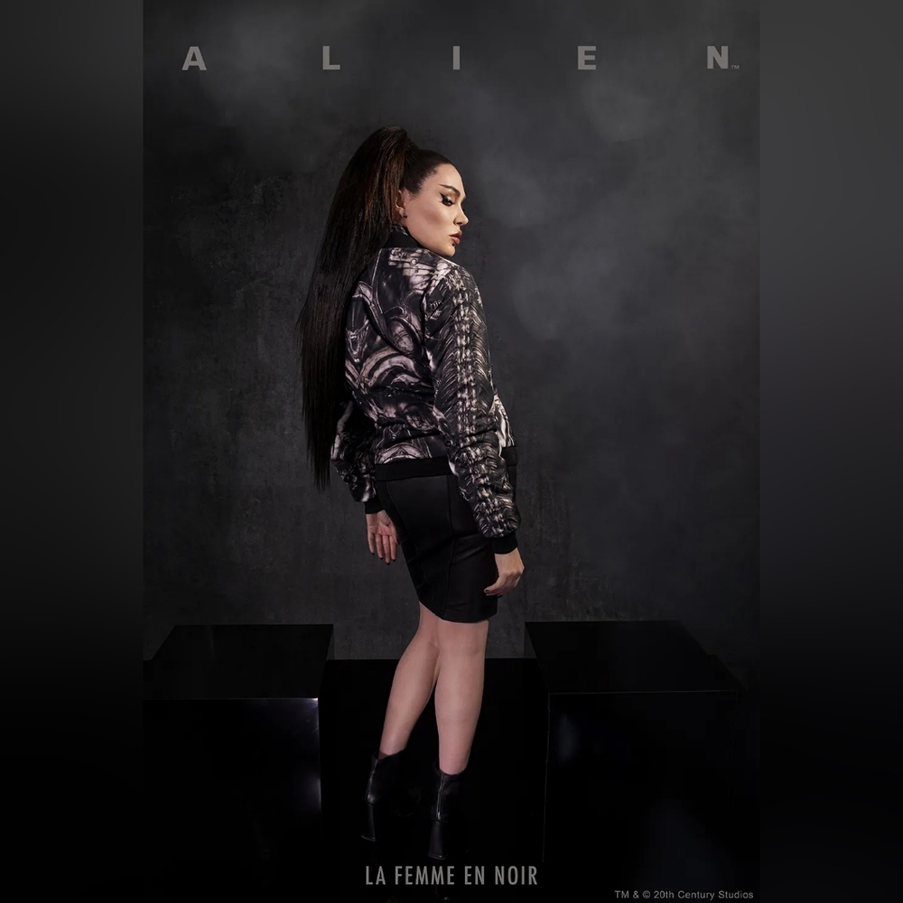 La Femme En Noir BNWT 3XL Alien™ Xenomorph Bomber Jacket (unisex)